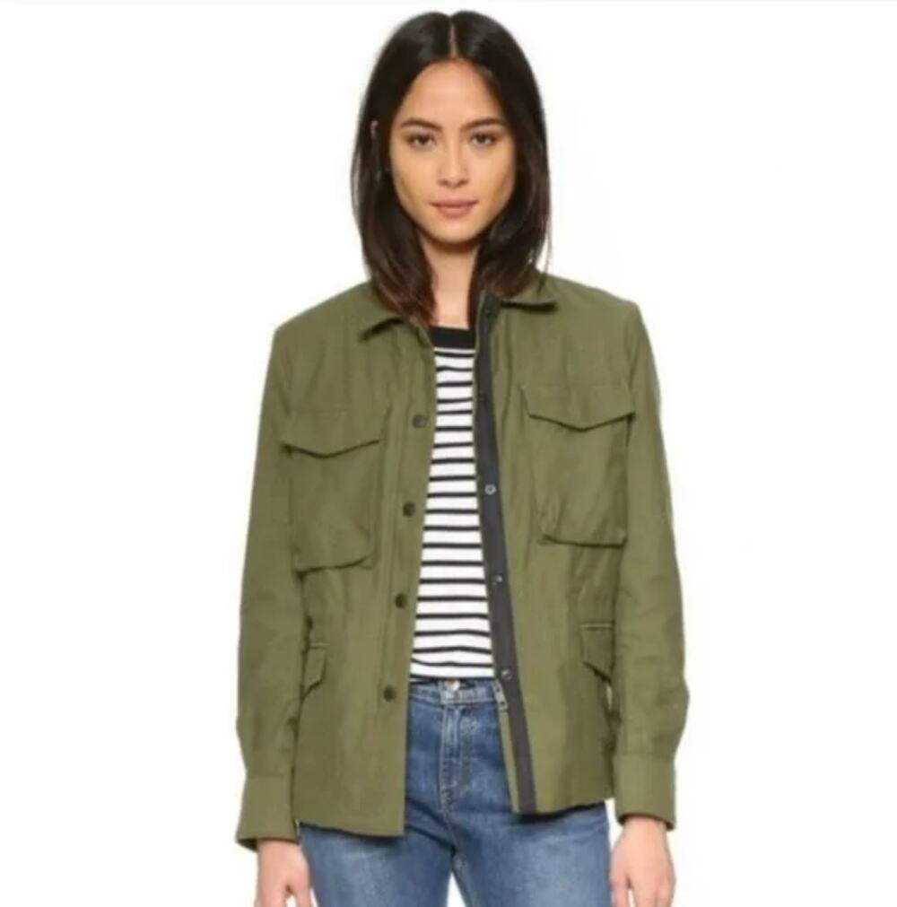 Rag & Bone Army Green Field Jacket Sz XS